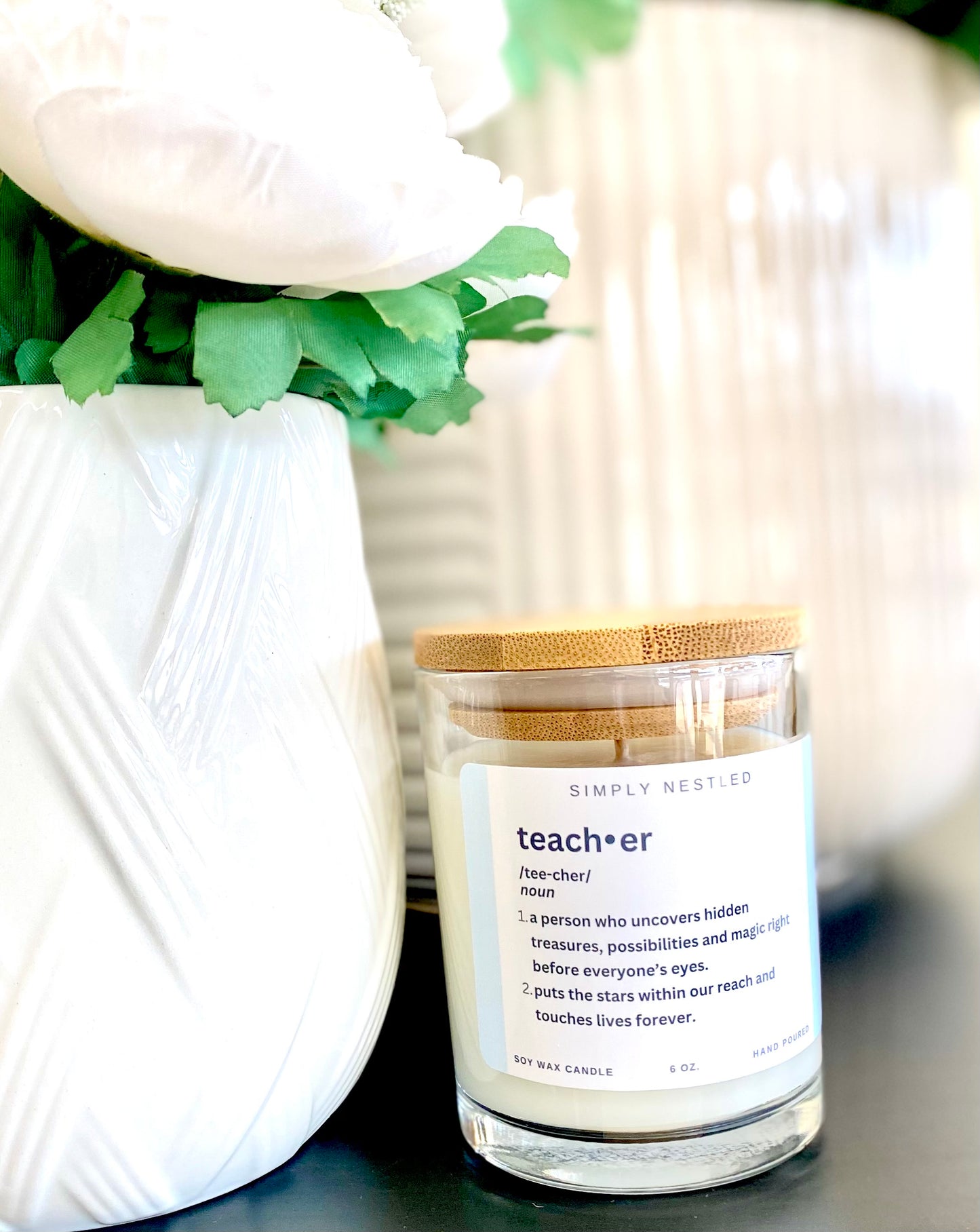Teacher Appreciation Candle