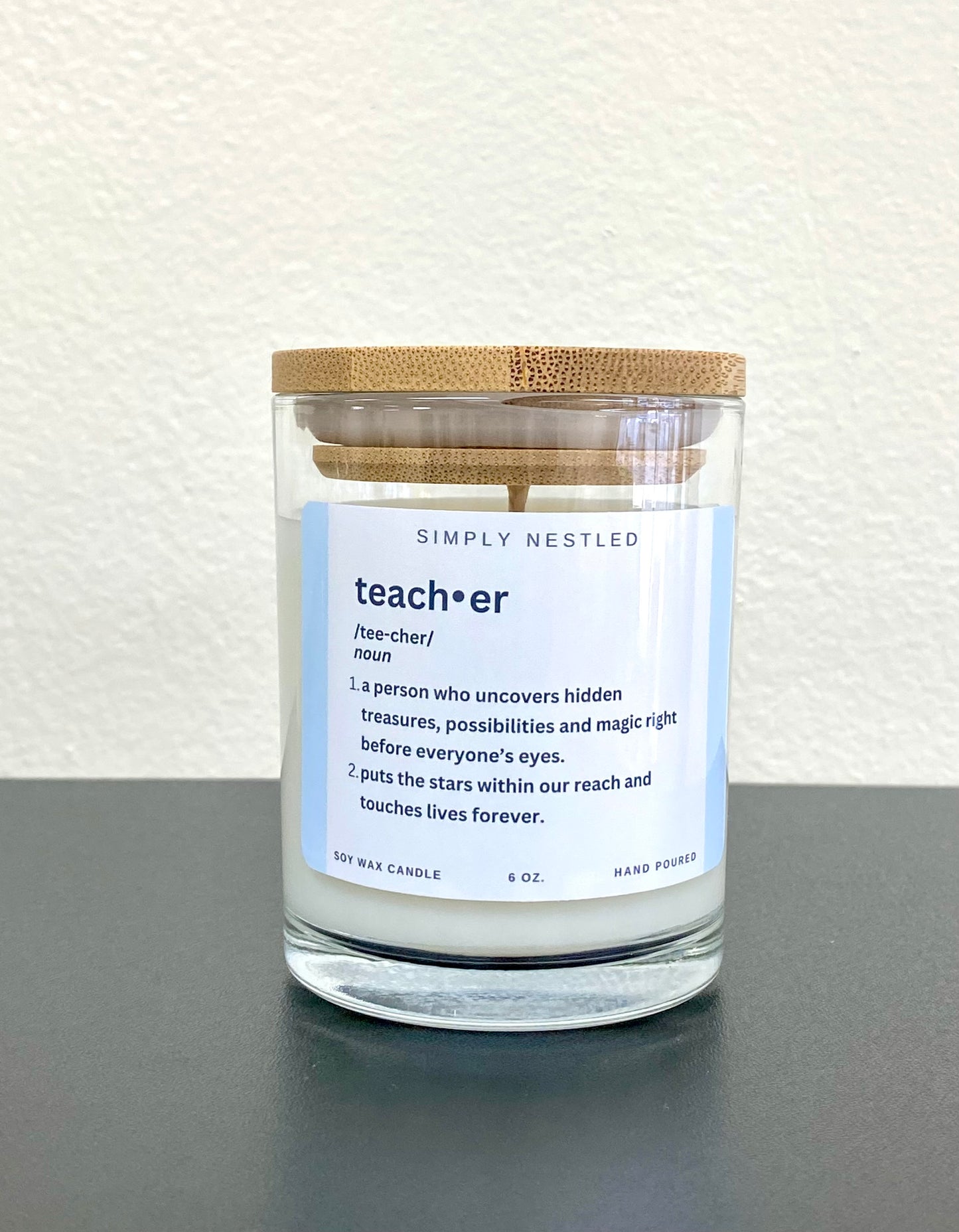 Teacher Appreciation Candle