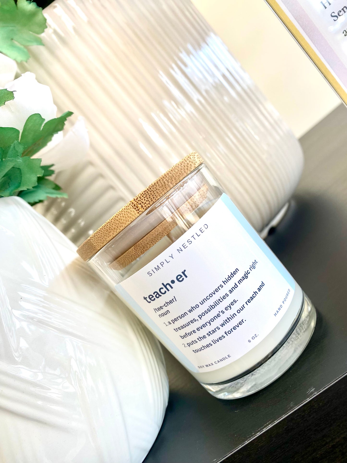 Teacher Appreciation Candle