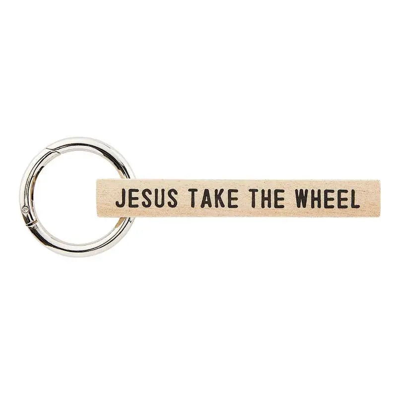 Jesus Take the Wheel Keychain