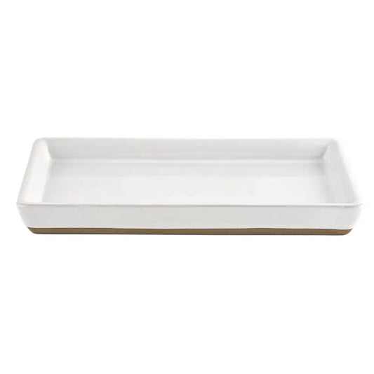 Stoneware Candle Tray
