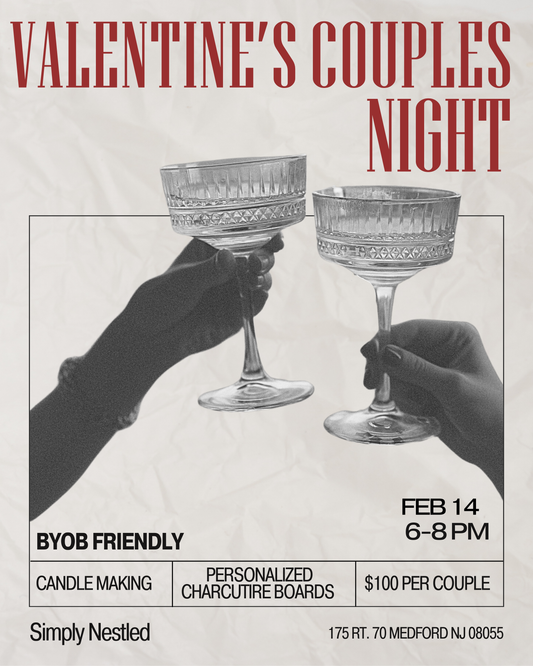 Valentine's Day Couple Candle Making Night 2/14/26 6-8pm