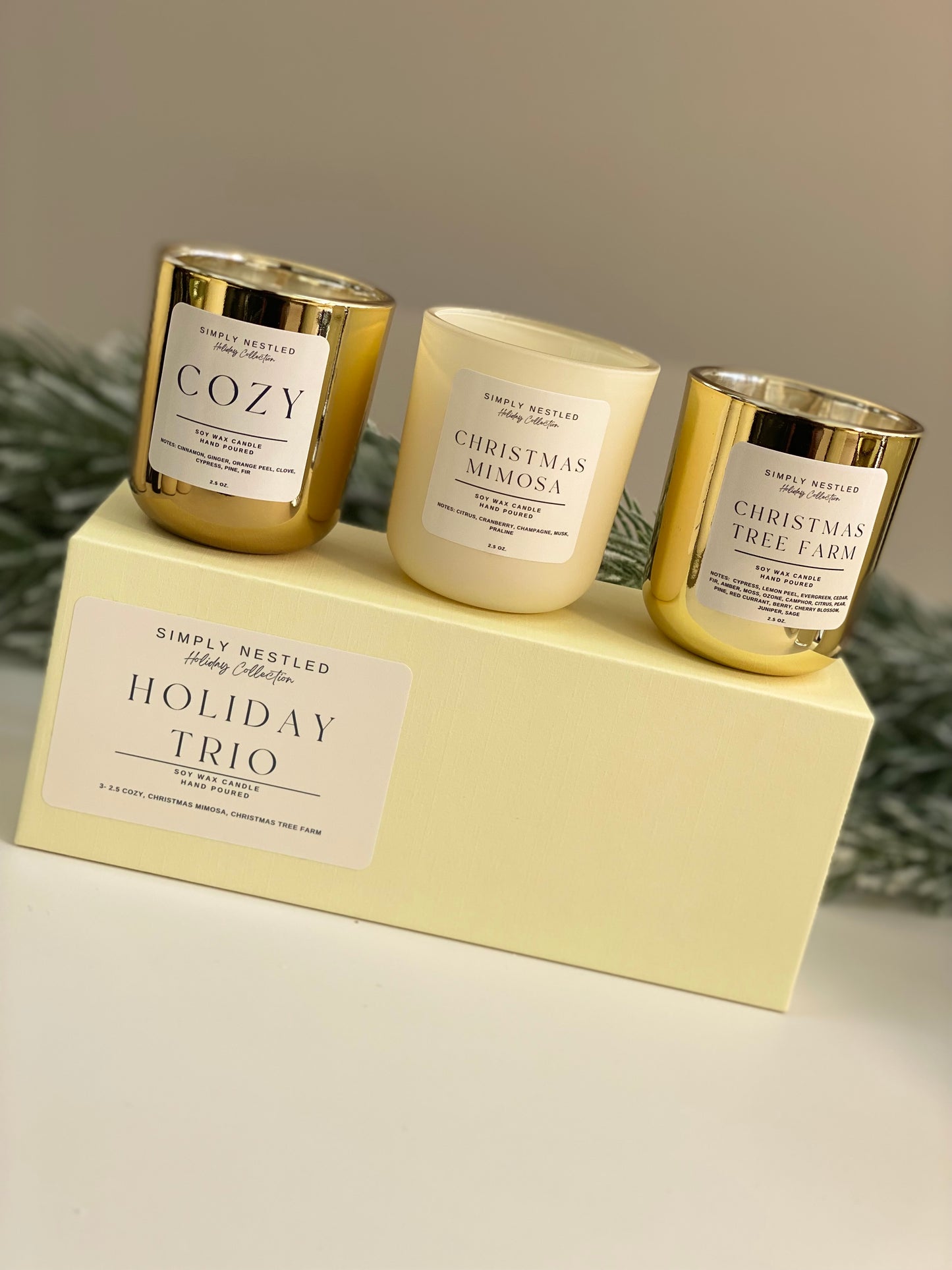 Holiday Trio Candle Set