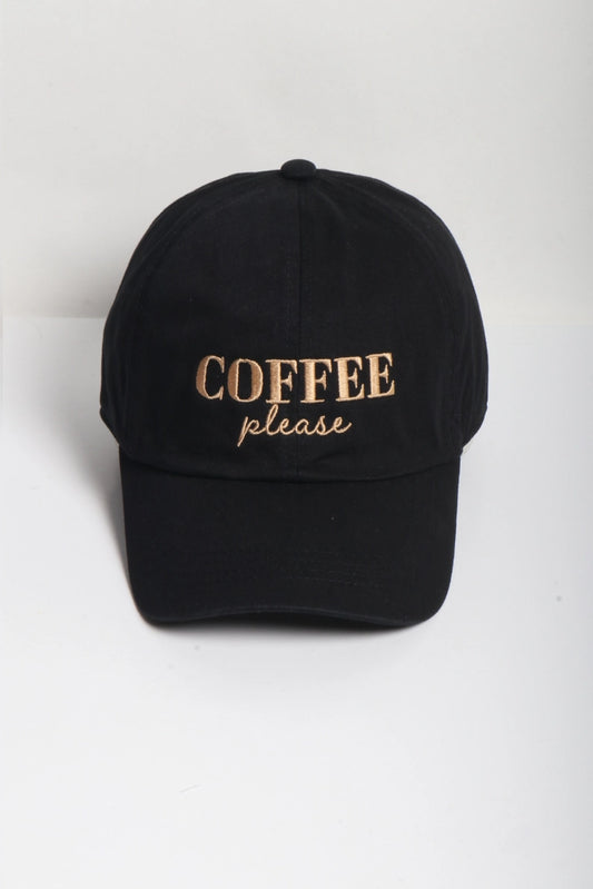 Coffee Please Baseball Cap