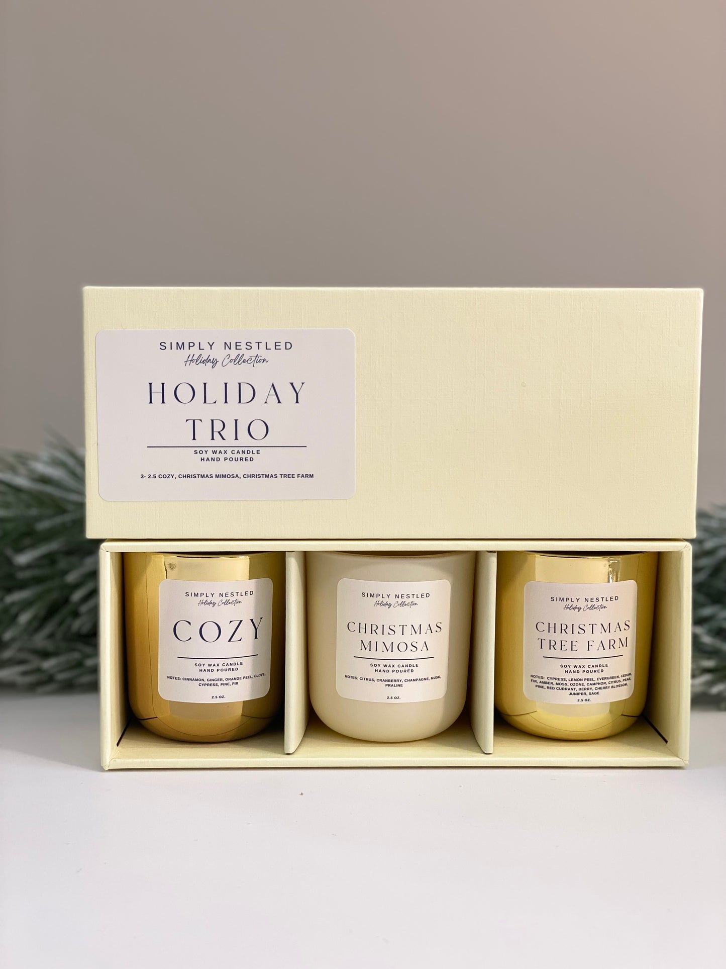 Holiday Trio Candle Set