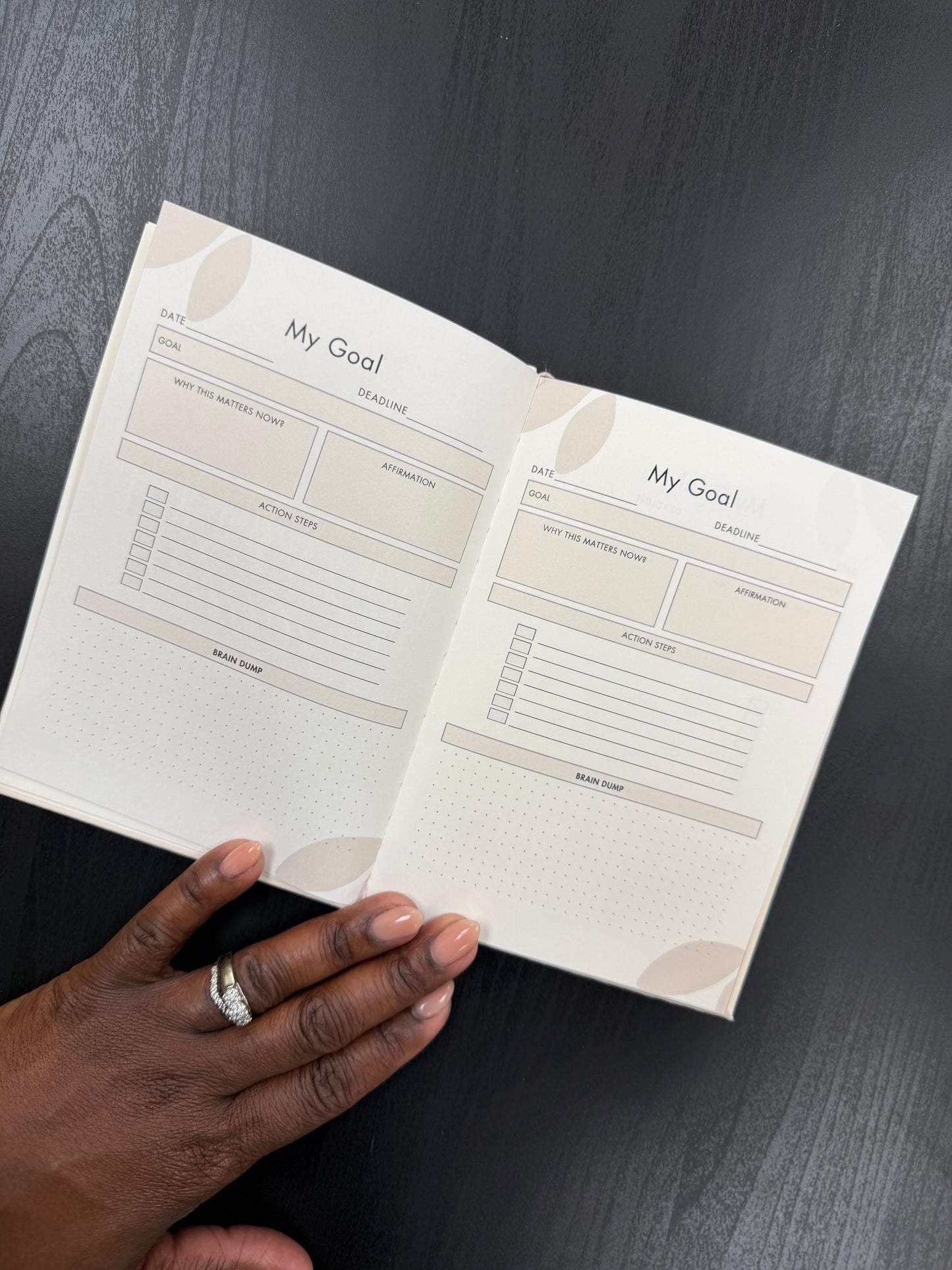 Goals Journal- Grounded Paper Co.