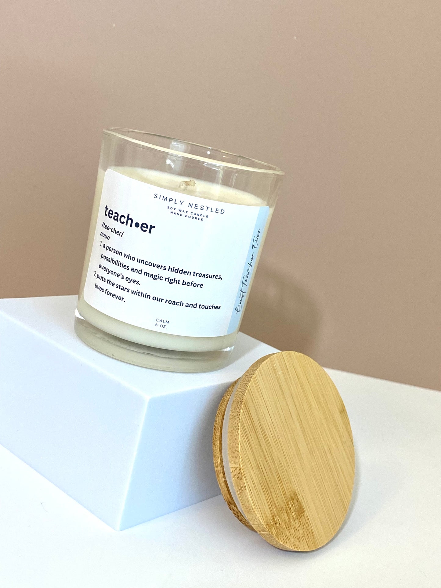 Teacher Appreciation Candle