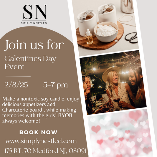 Galentine's Day Candle Making Class 2/8/25