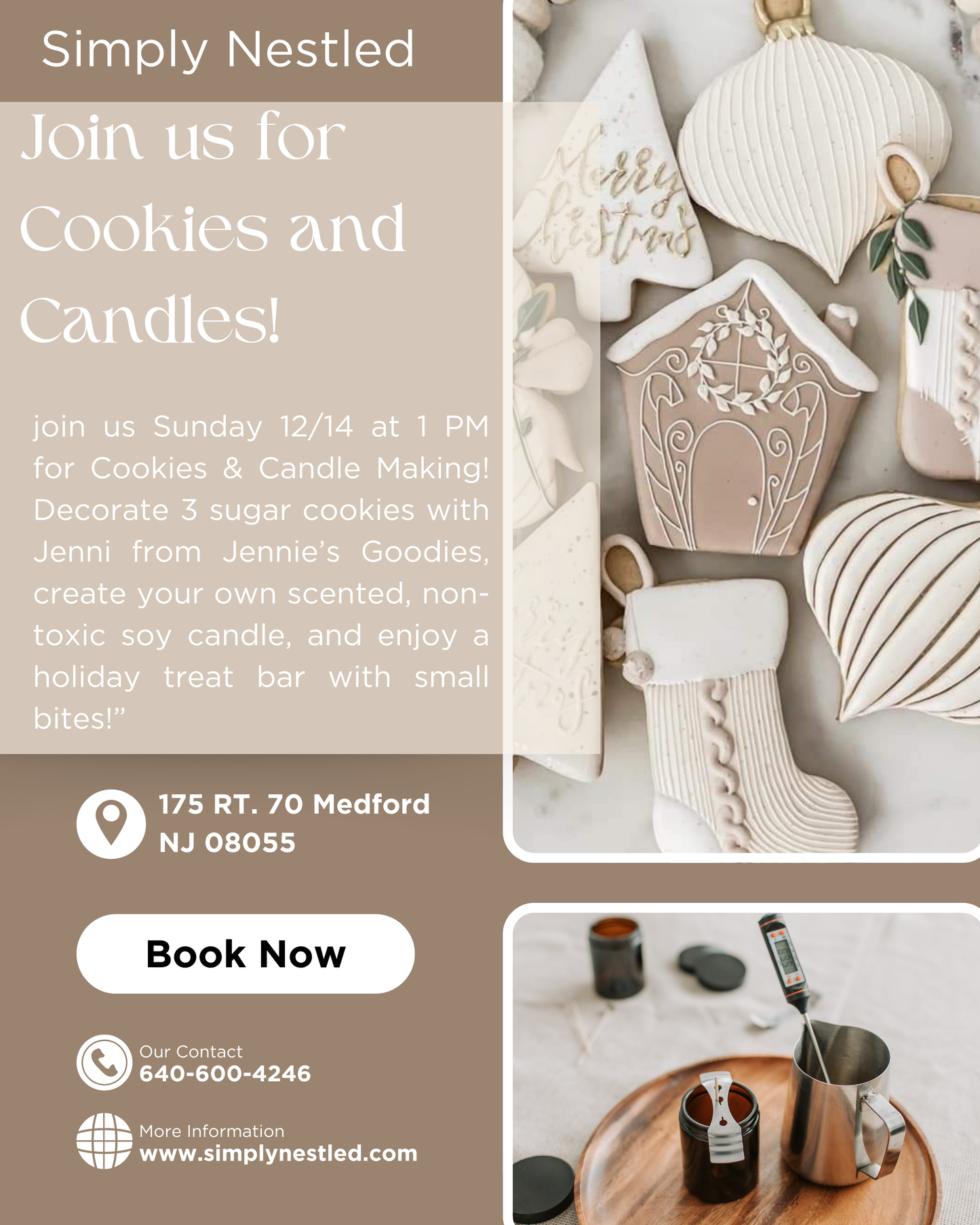 Cookies & Candles! 12-14-25
