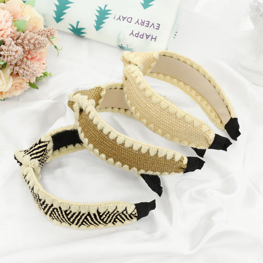 Summer Collection- Color-Blocked Knotted Headband