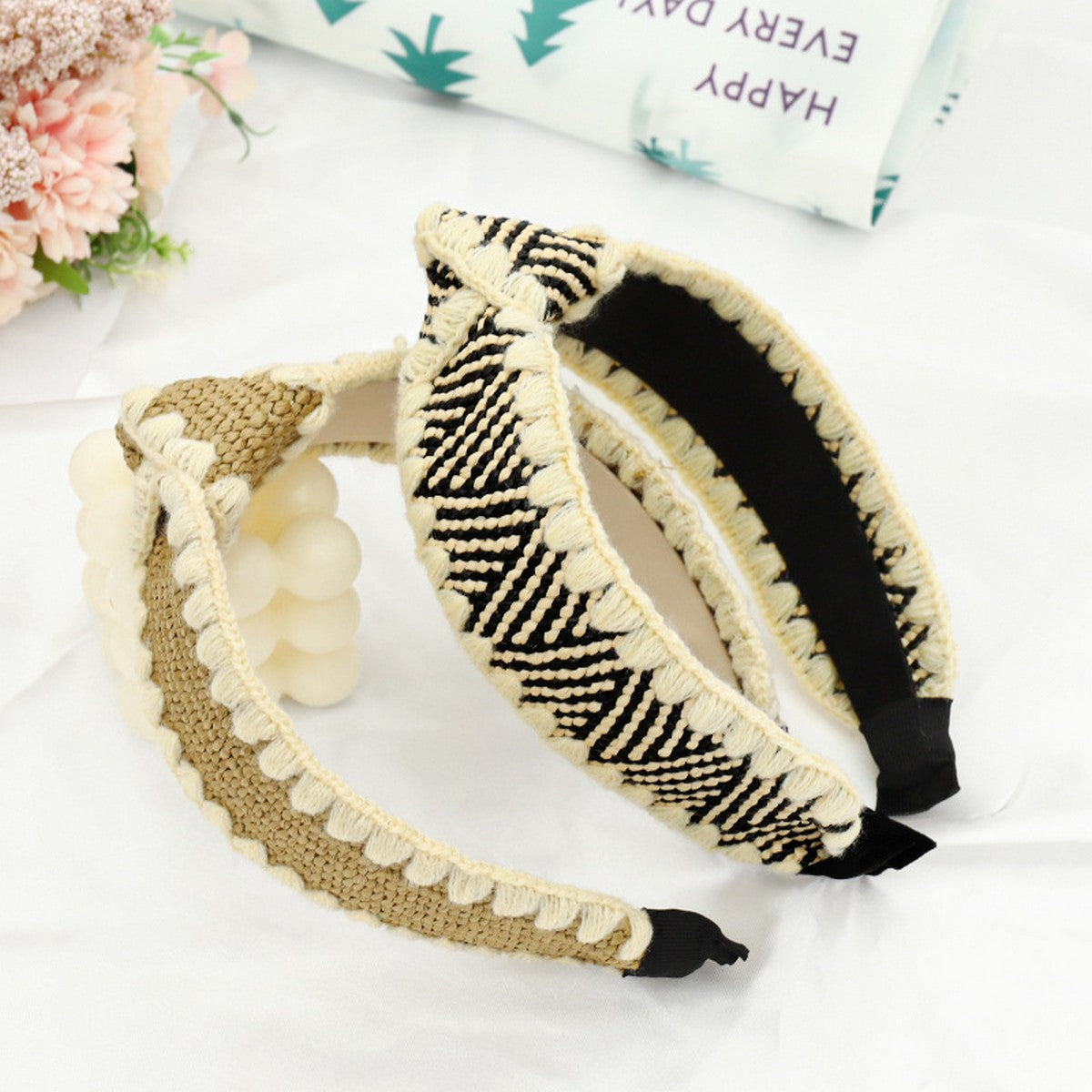 Summer Collection- Color-Blocked Knotted Headband